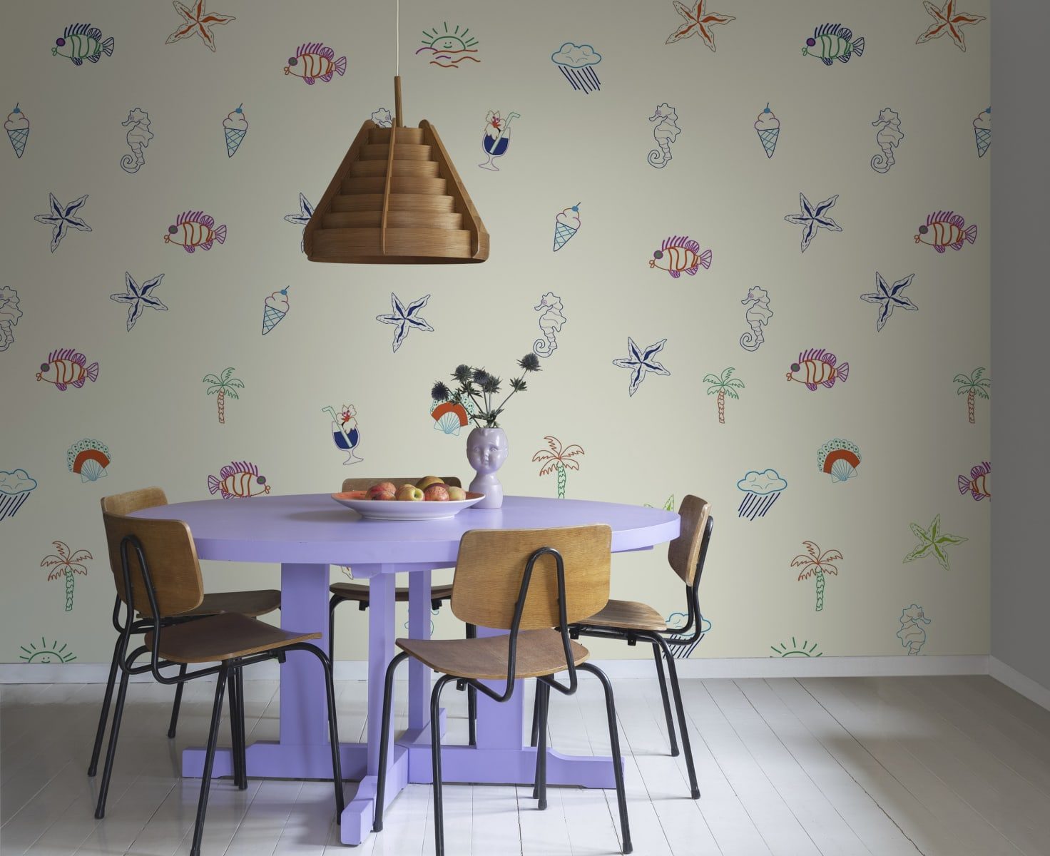 Summer Lo-Fi, Beige, Rebel Walls 2