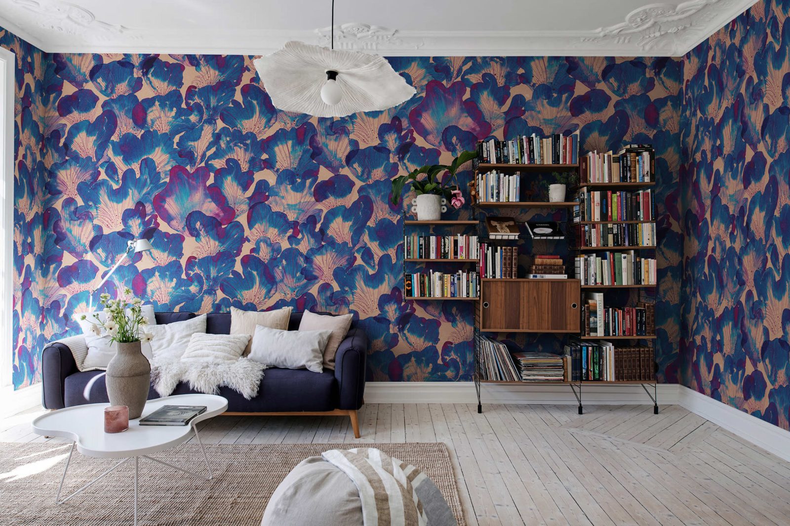 Corals, Blue, Rebel Walls 2