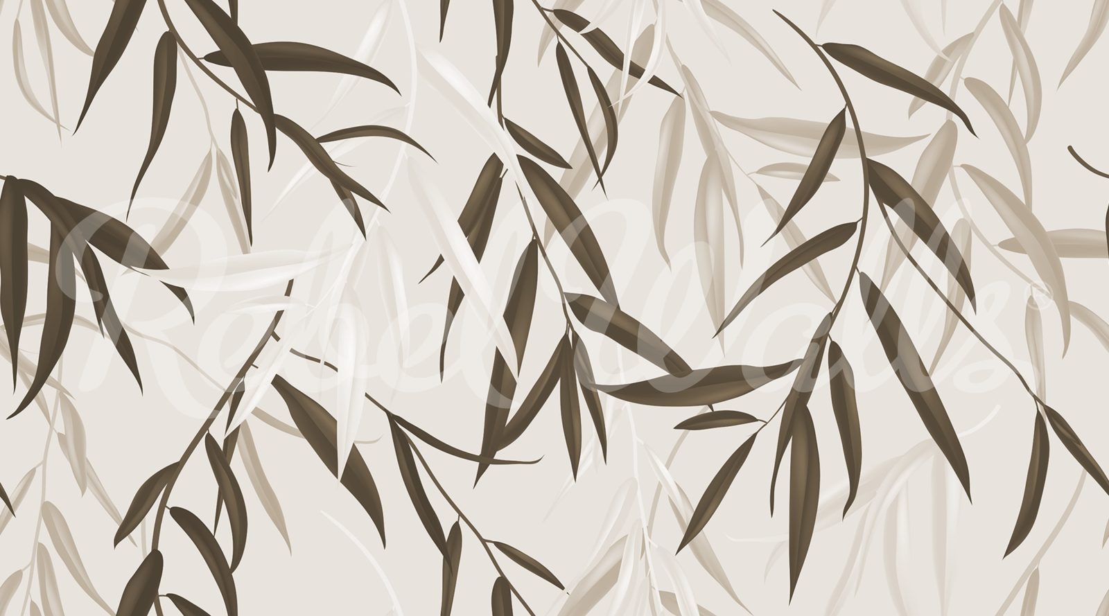 Bamboo Jungle, Brown, Rebel Walls