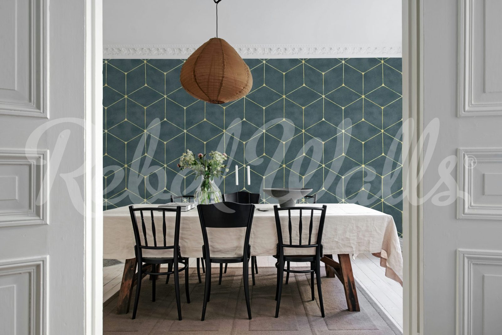 Hexaeder, Blue, Rebel Walls 3