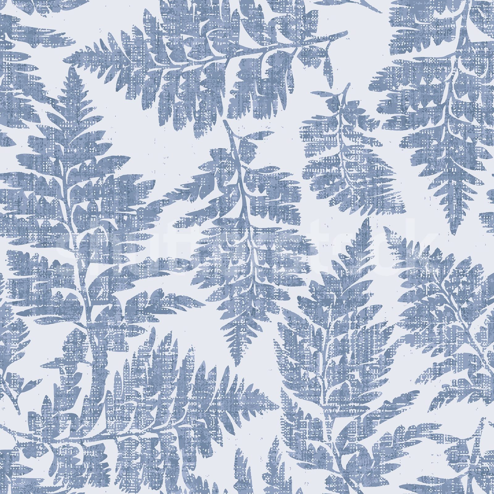 Fern Print, Blue, Rebel Walls
