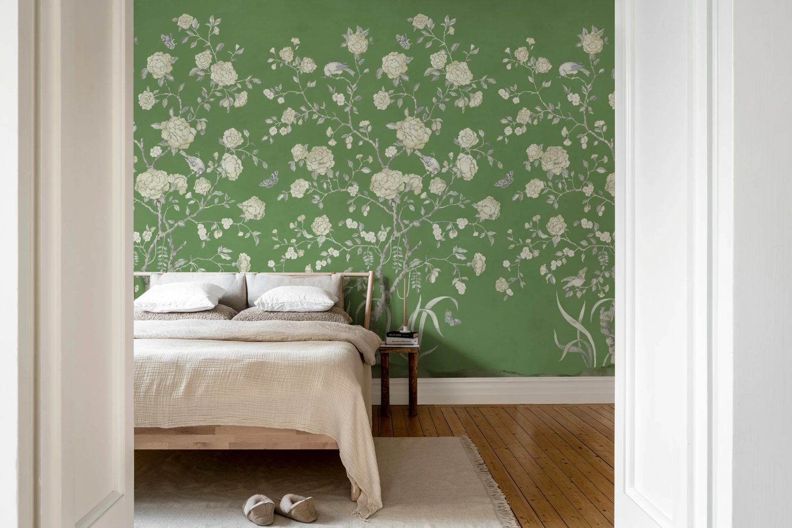 Chinoiserie Botanica, Green, Rebel Walls 3