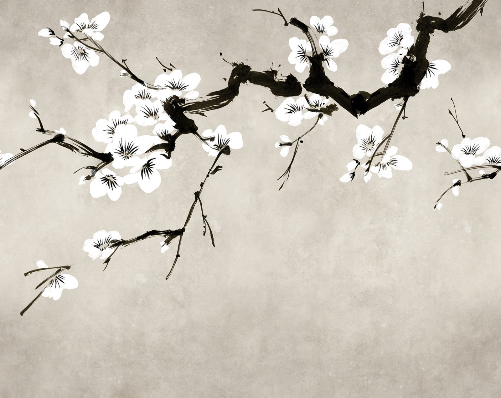 Blush of Spring, White, Rebel Walls