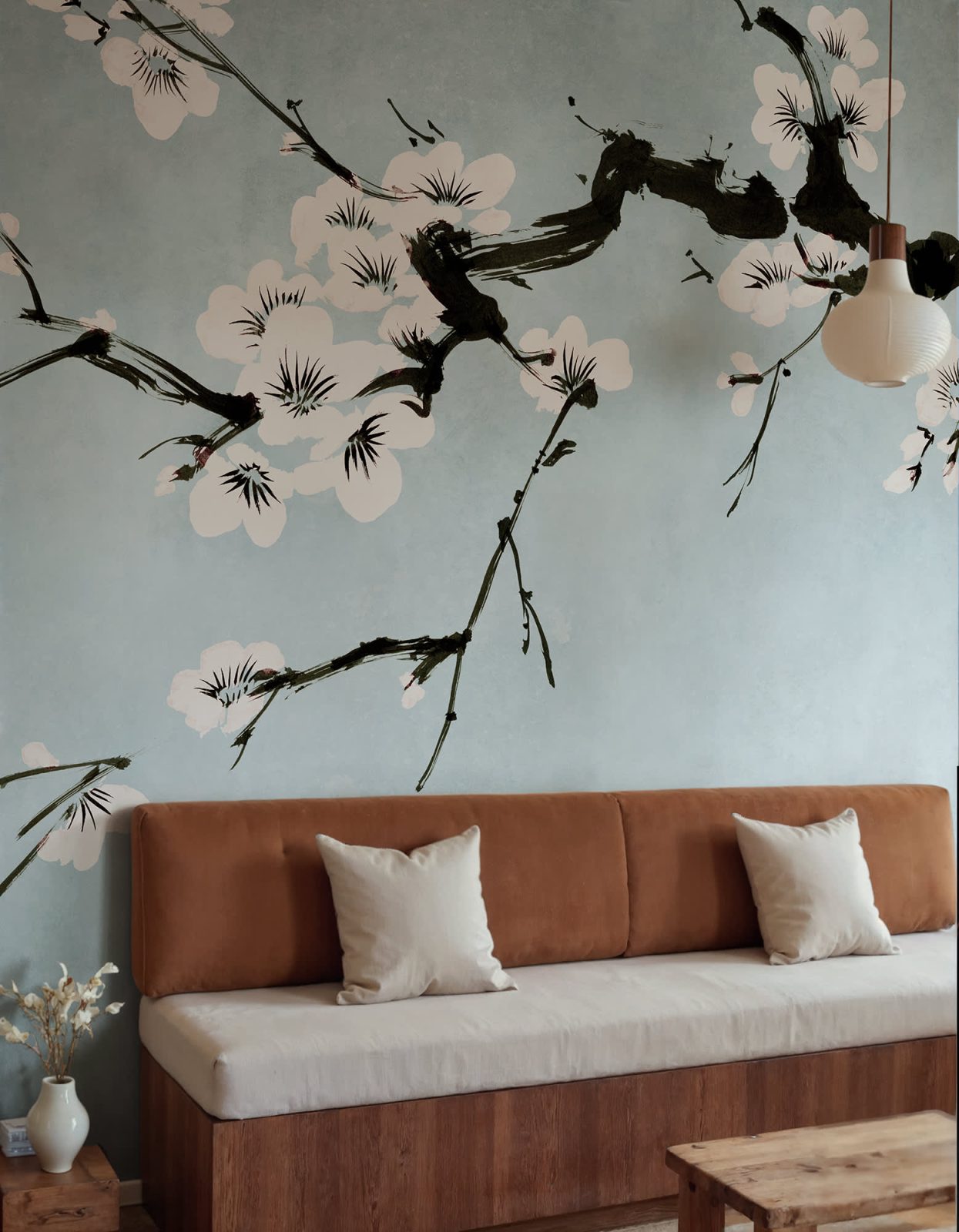 Blush of Spring, Blue, Rebel Walls 2