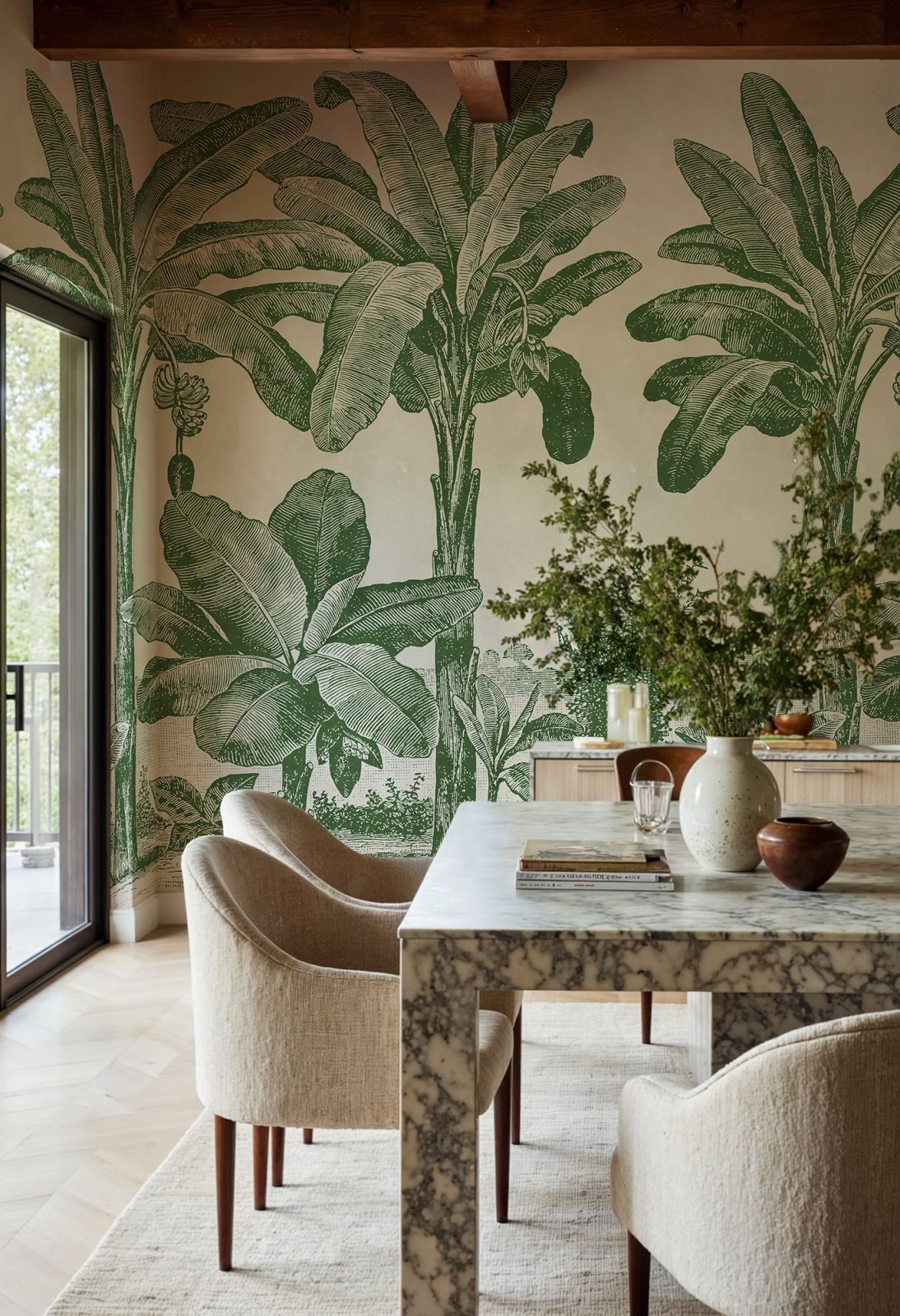 Timeless Tropics, Green, Rebel Walls 3