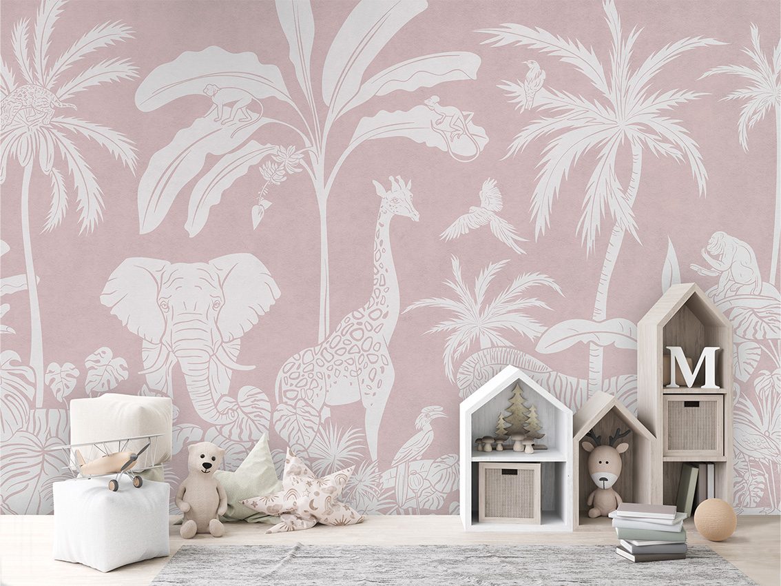Monochrome Jungle - Pink, Kikki Belle 3