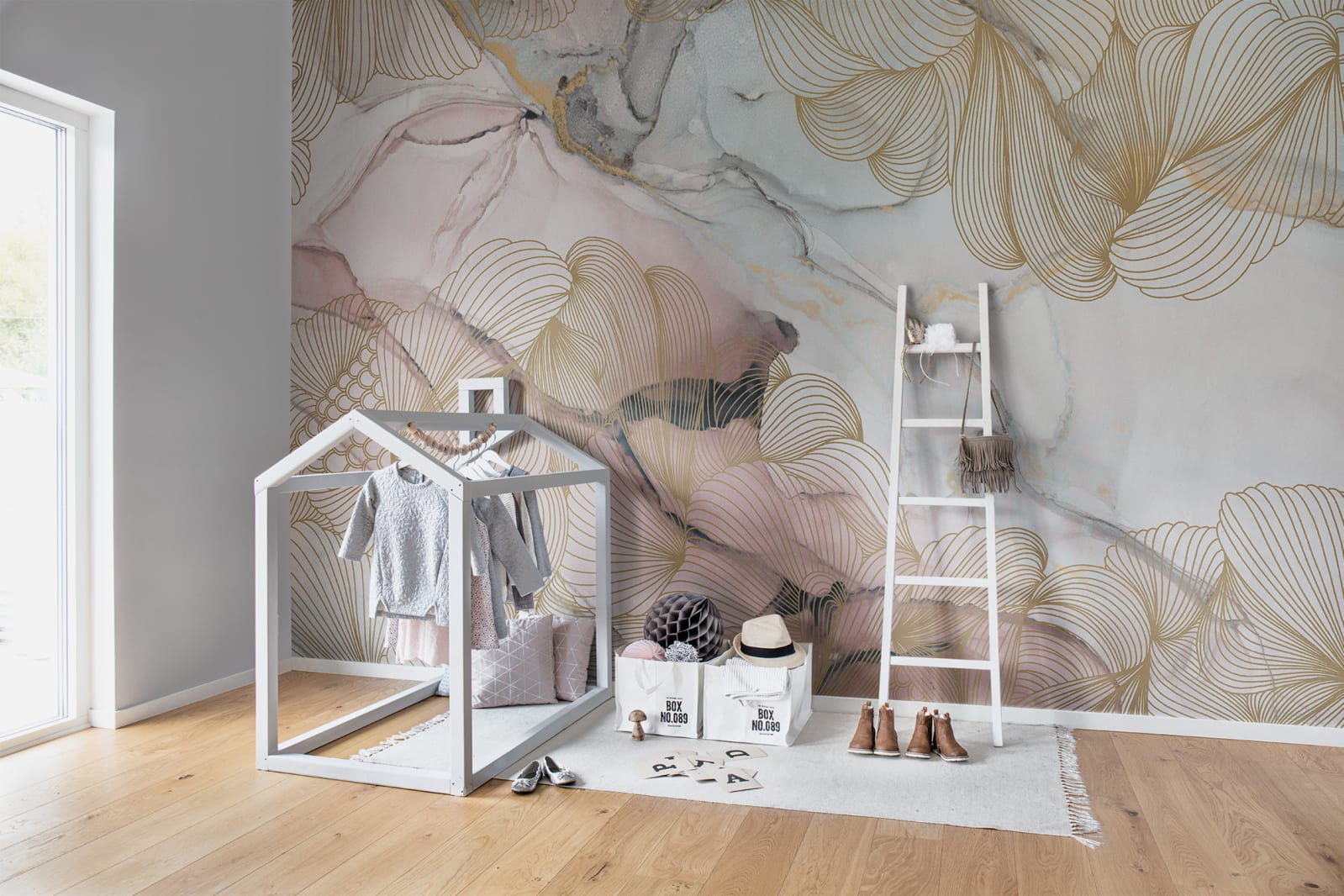 Opulence, Pink Marble, Rebel Walls 5