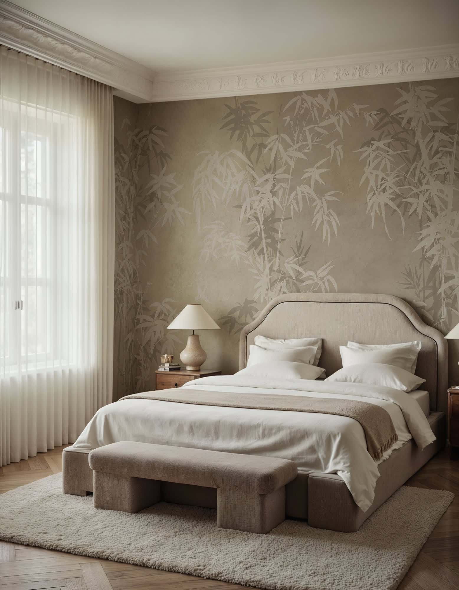 Bambusa, Beige, Rebel Walls 2