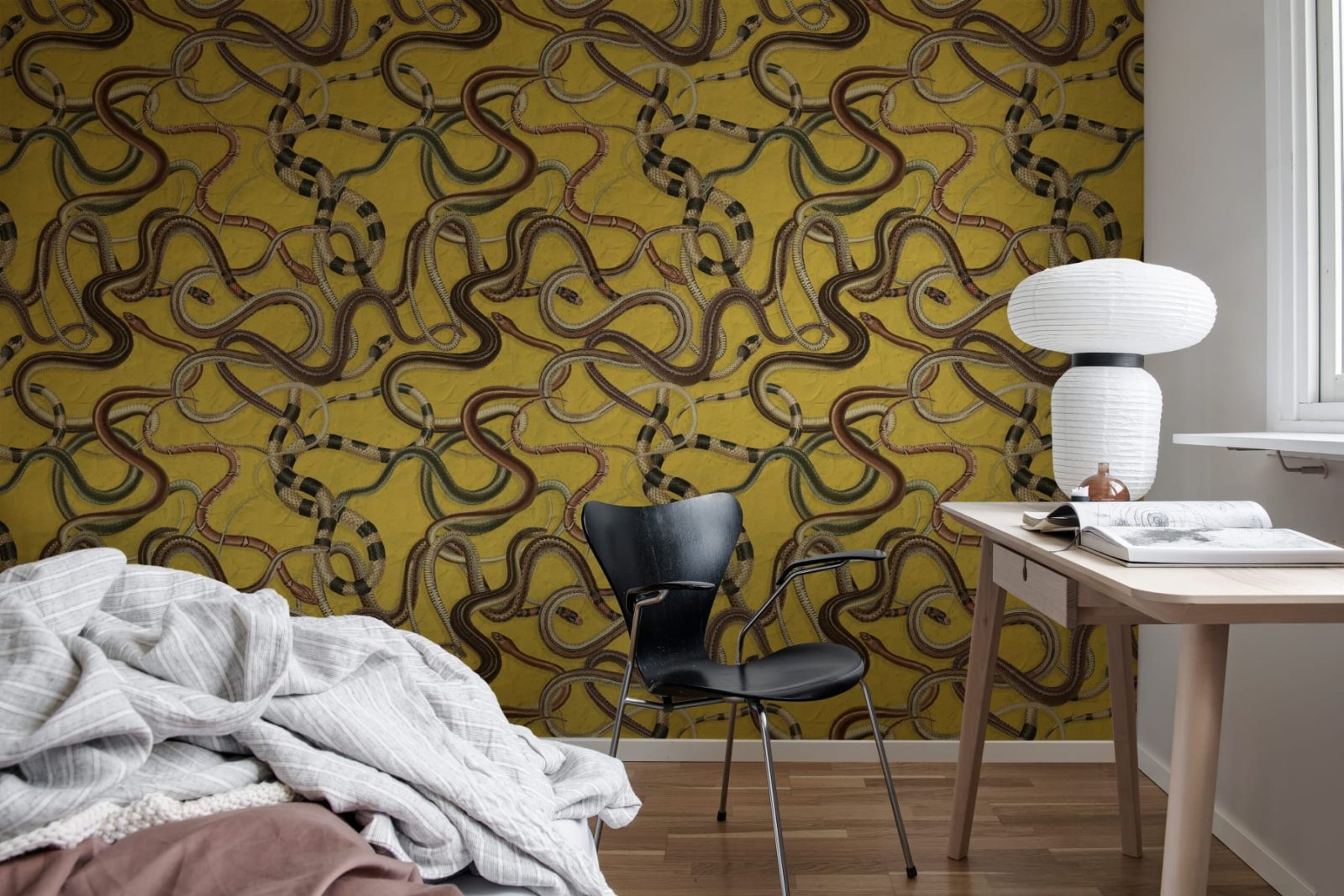 Snakey, Yellow, Rebel Walls 3
