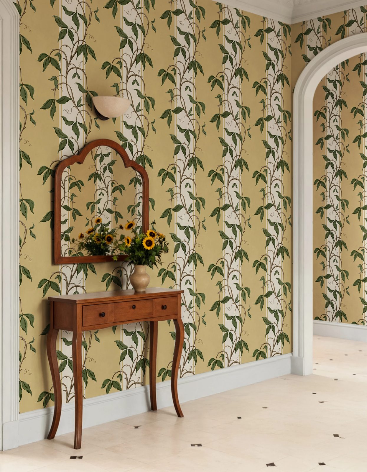Garden Stripe, Yellow, Rebel Walls 2