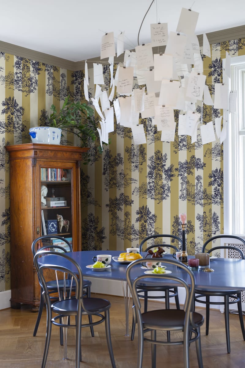 Happy Toile, Mustard, Rebel Walls 3