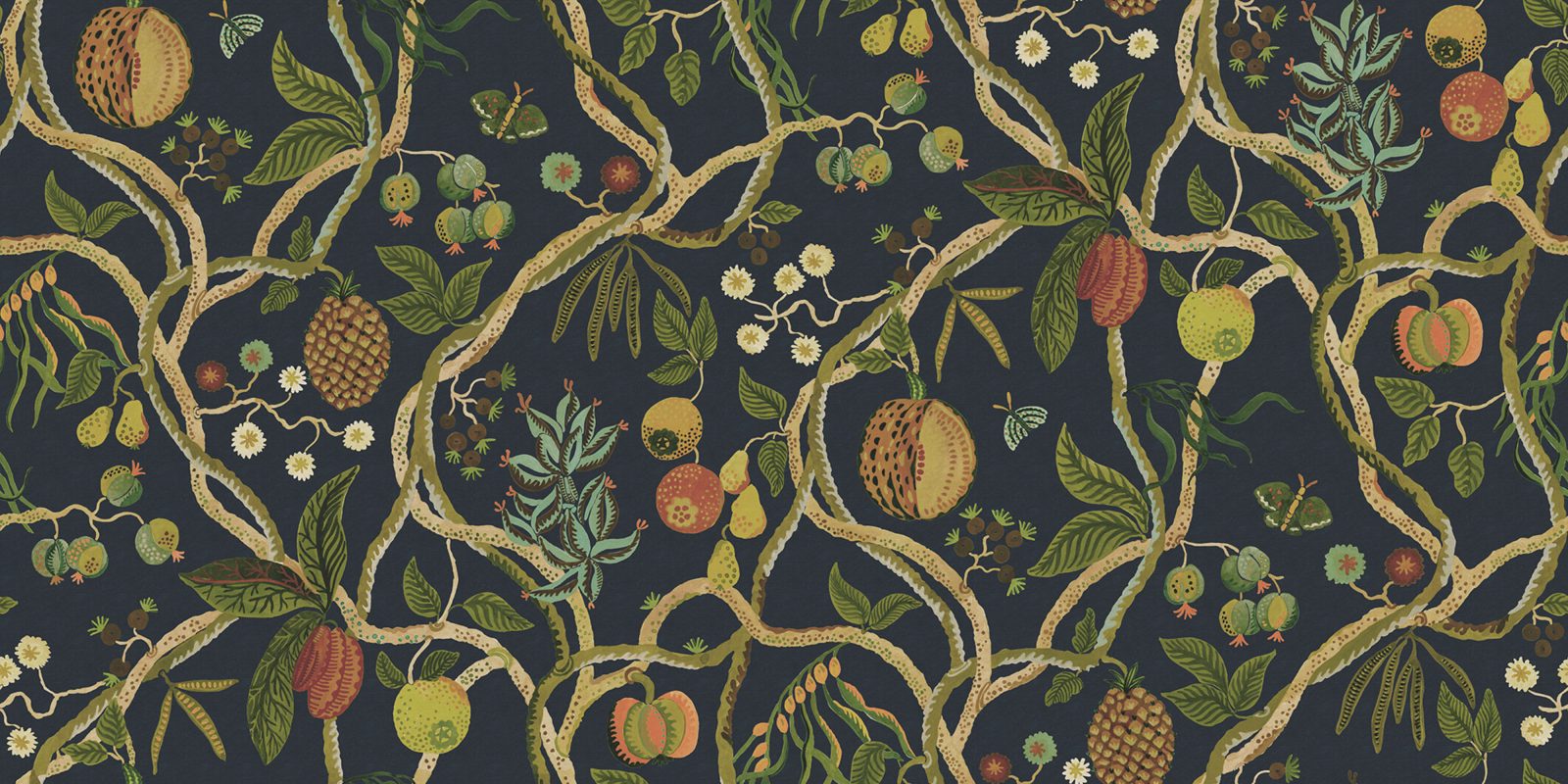Tree of Life Mural, Dark Blue, Sandberg