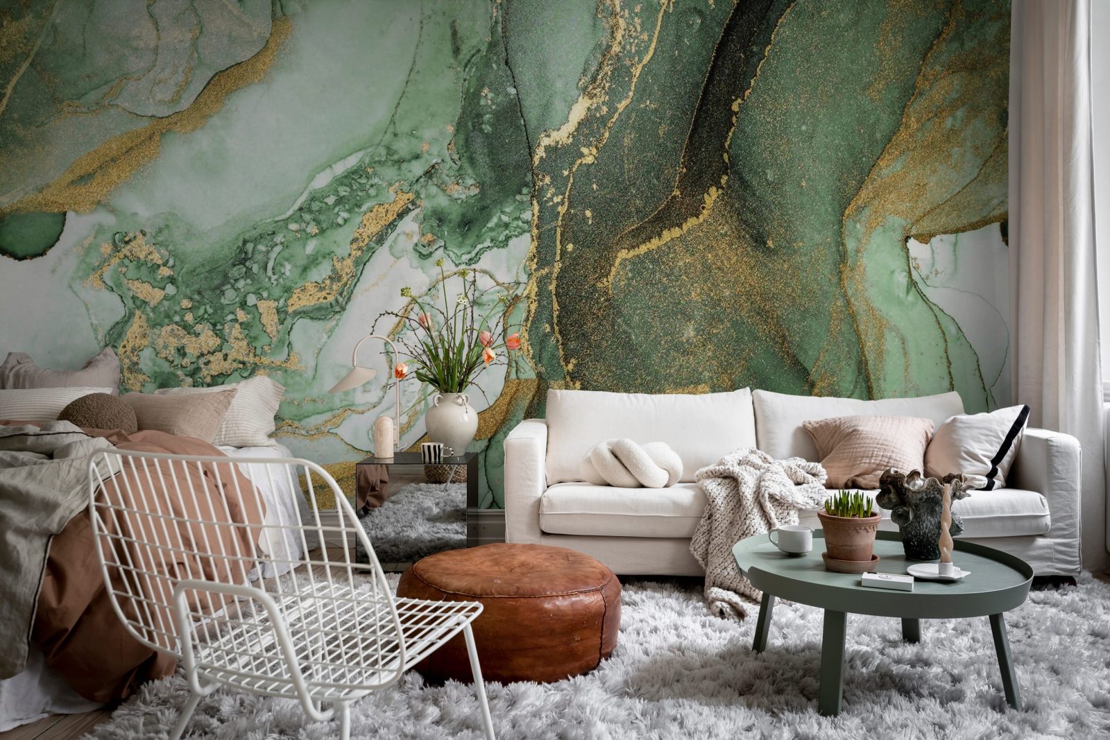 Agate Crystal, Green, Rebel Walls 2