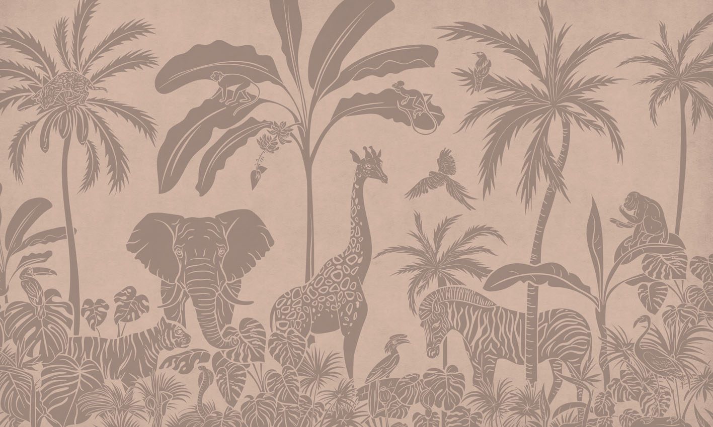 Monochrome Jungle - Pink Vintage, Kikki Belle