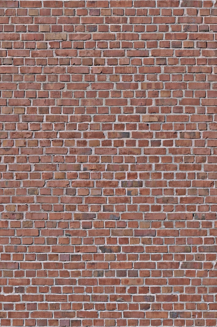 Brick Wall, Red, Rebel Walls