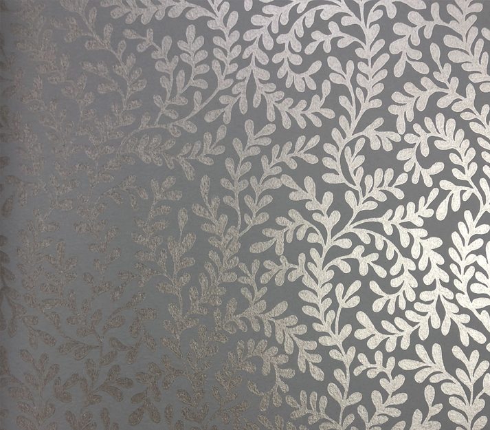 Audley, Duck Egg Blue Luxury Leaf, 1838 Wallcoverings, 5.3mp / rola 2