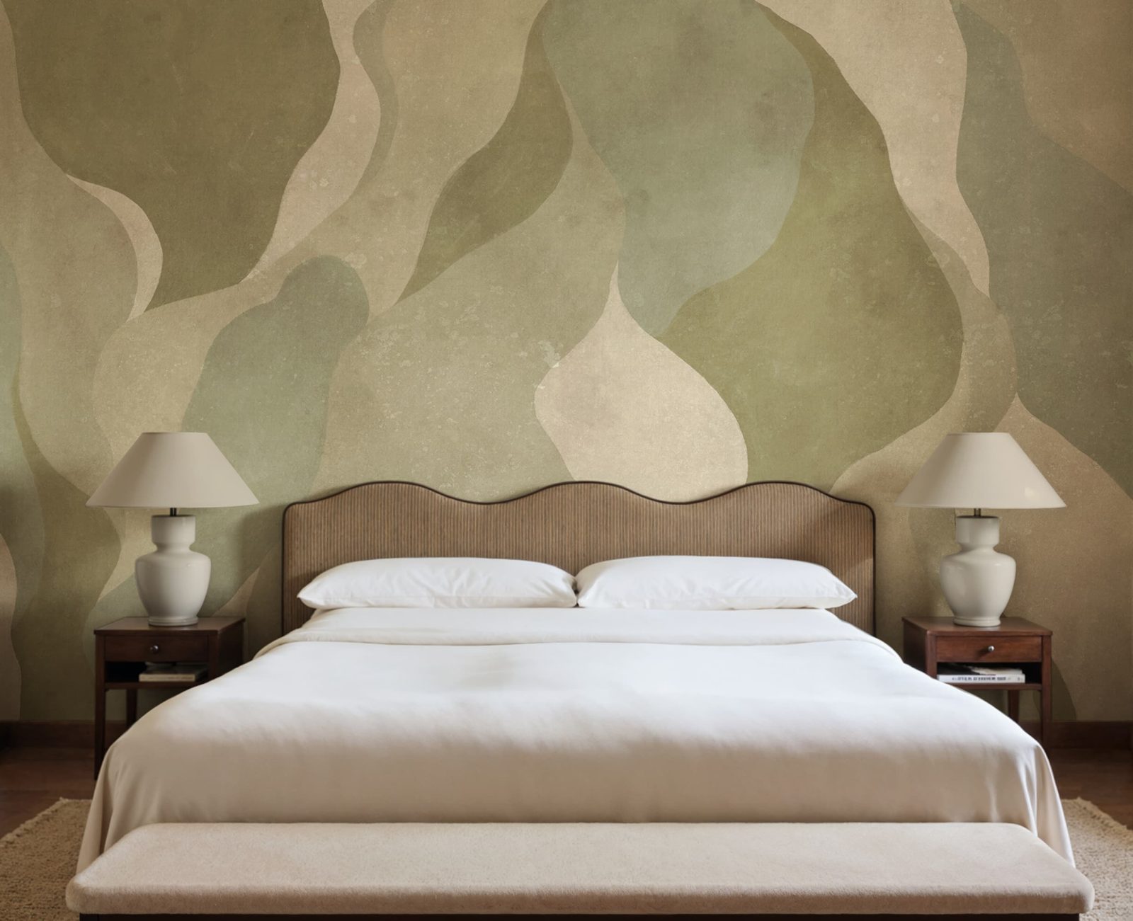 Flowing Forms, Green, Rebel Walls 3