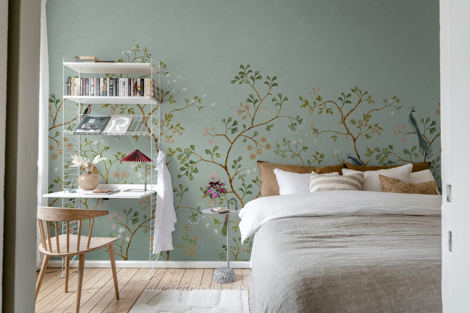 Songbird Mural, Green, Rebel Walls 3