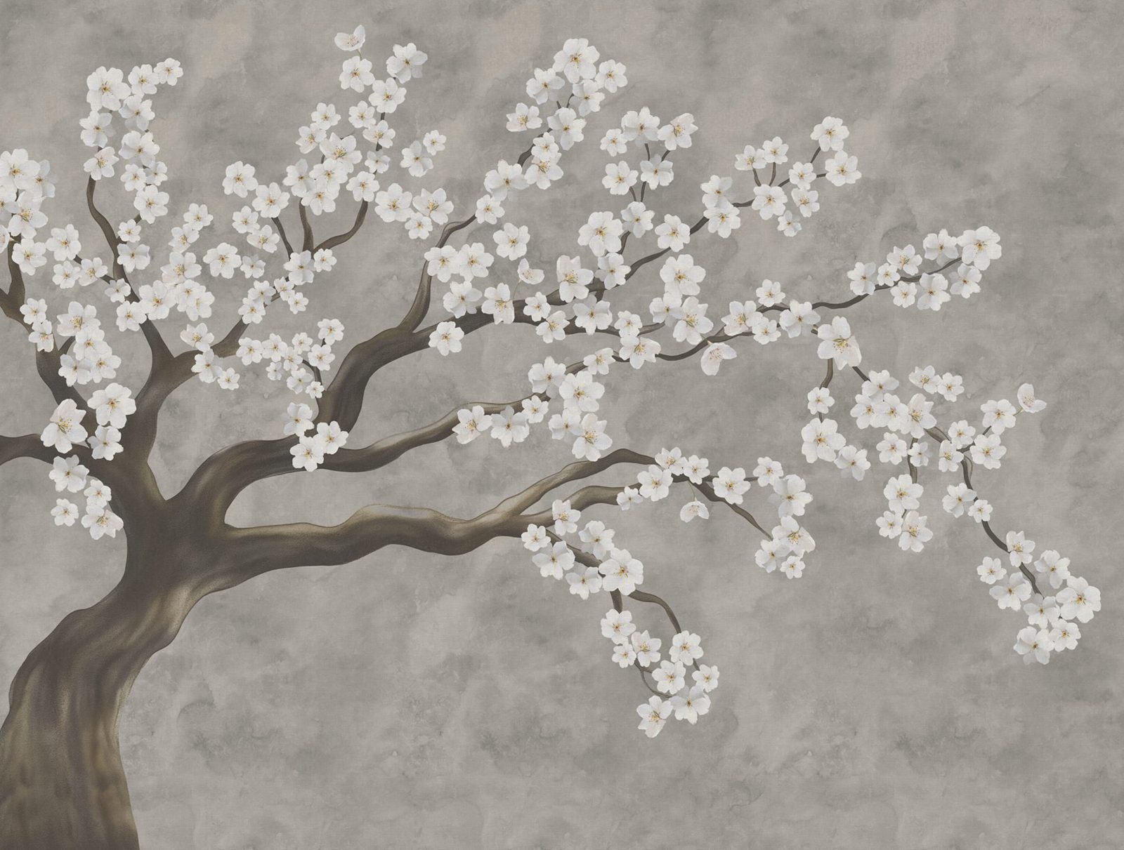 Calm Blossom, White, Rebel Walls