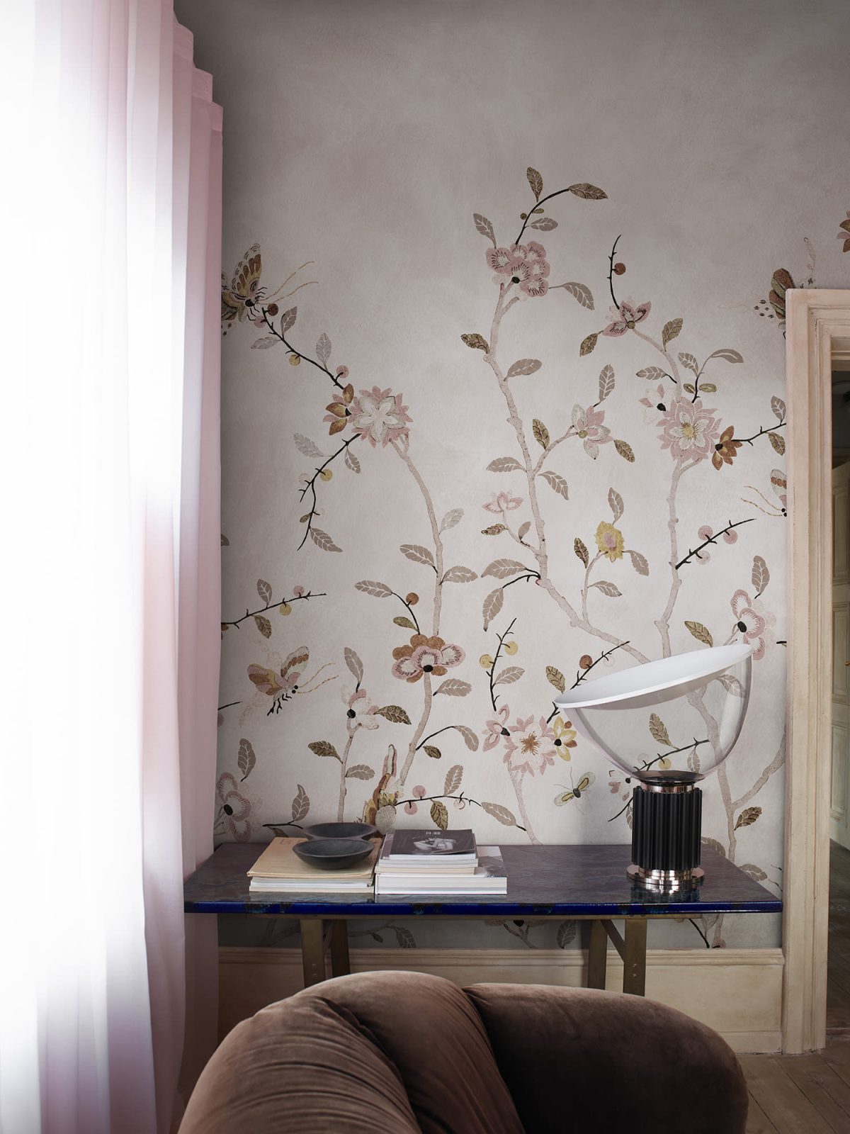 Whispering Petals, Pink, Rebel Walls 3