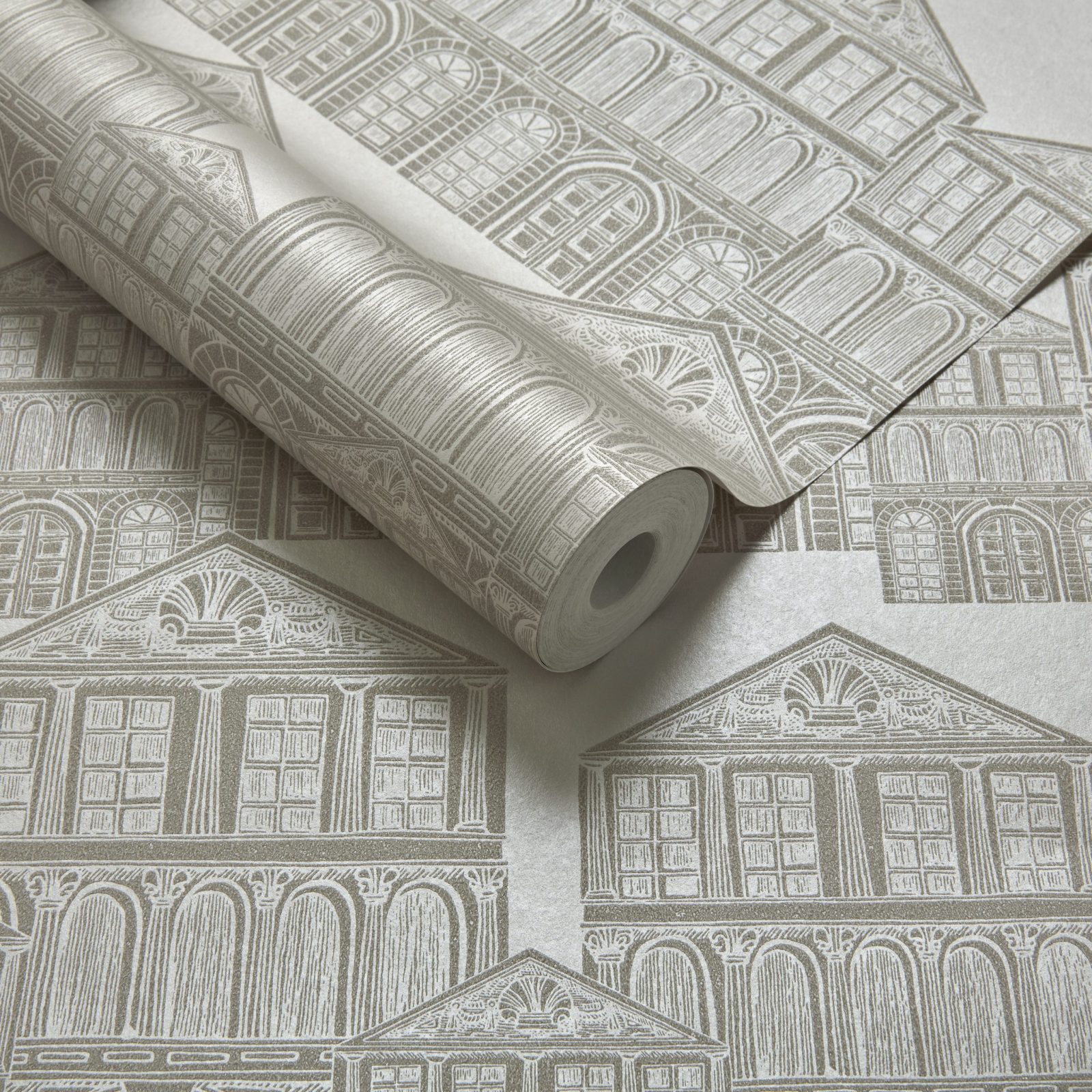 Maison, Ivory Cream Luxury Patterned, 1838 Wallcoverings, 5.3mp / rola 3
