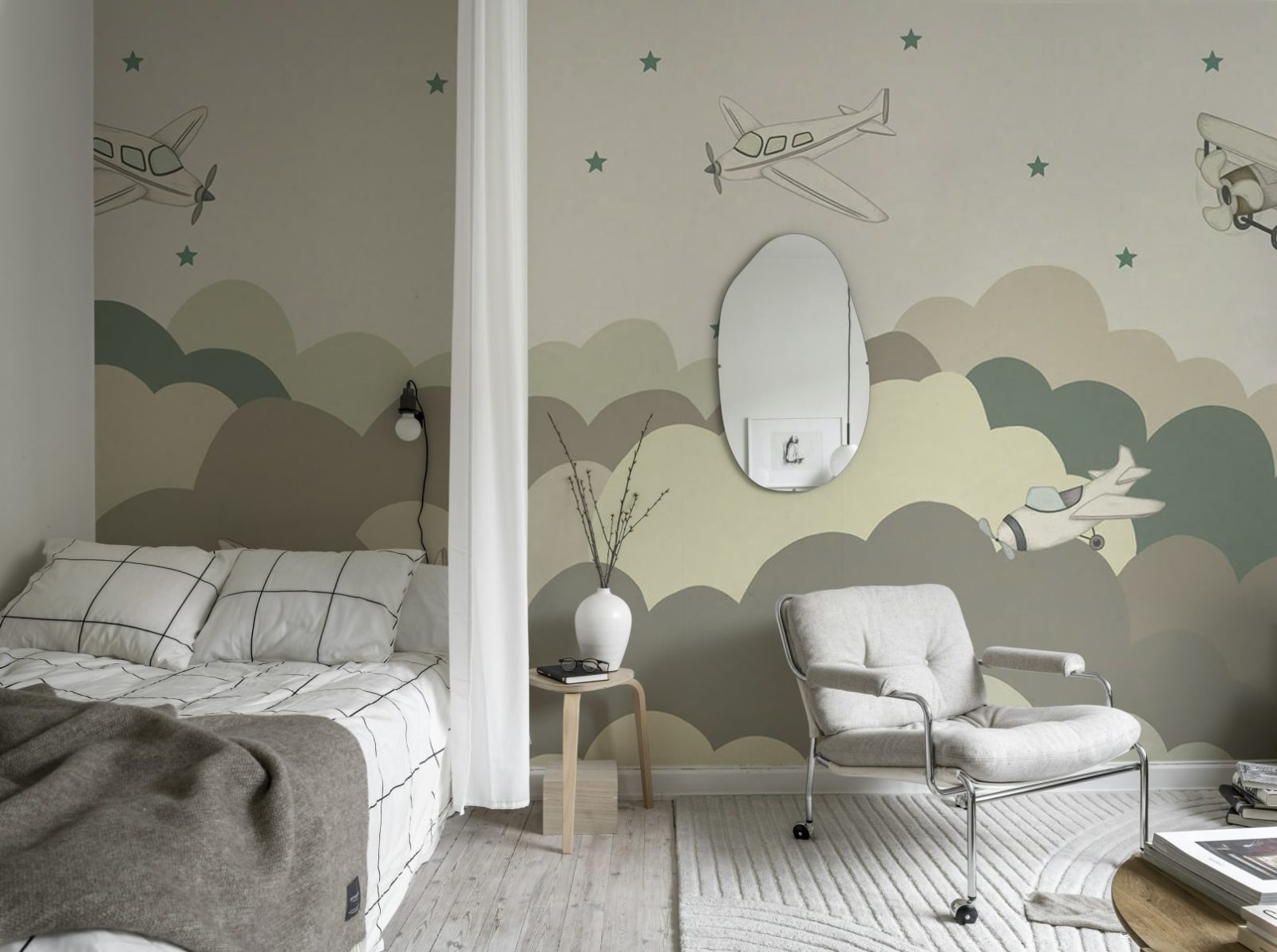 Fly Away, Beige, Rebel Walls 3