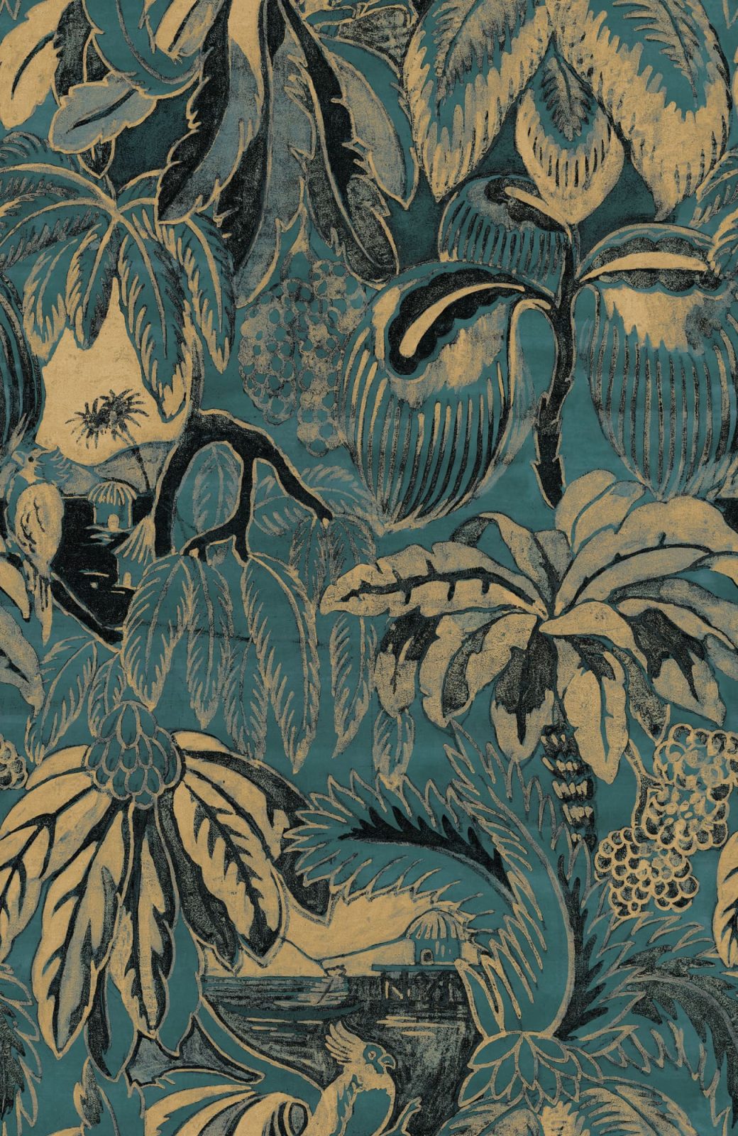 Golden Mirage, Teal, Rebel Walls