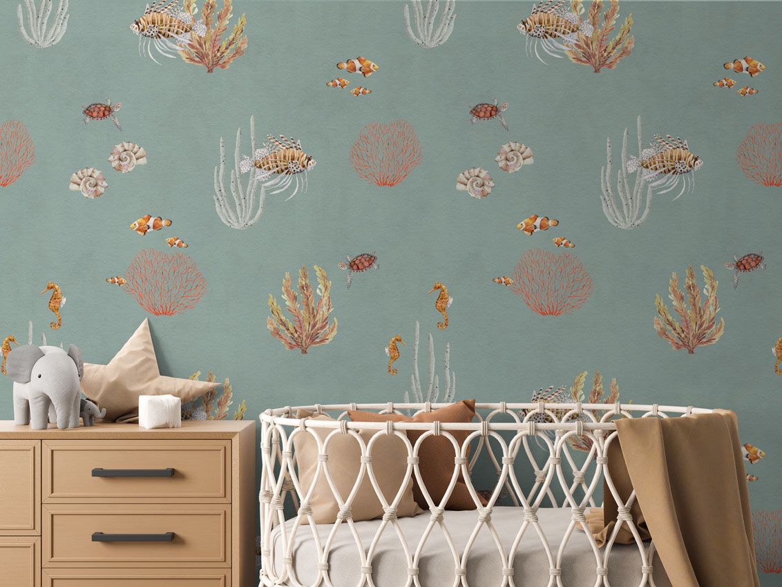 Coral Garden - Blue, Kikki Belle 2