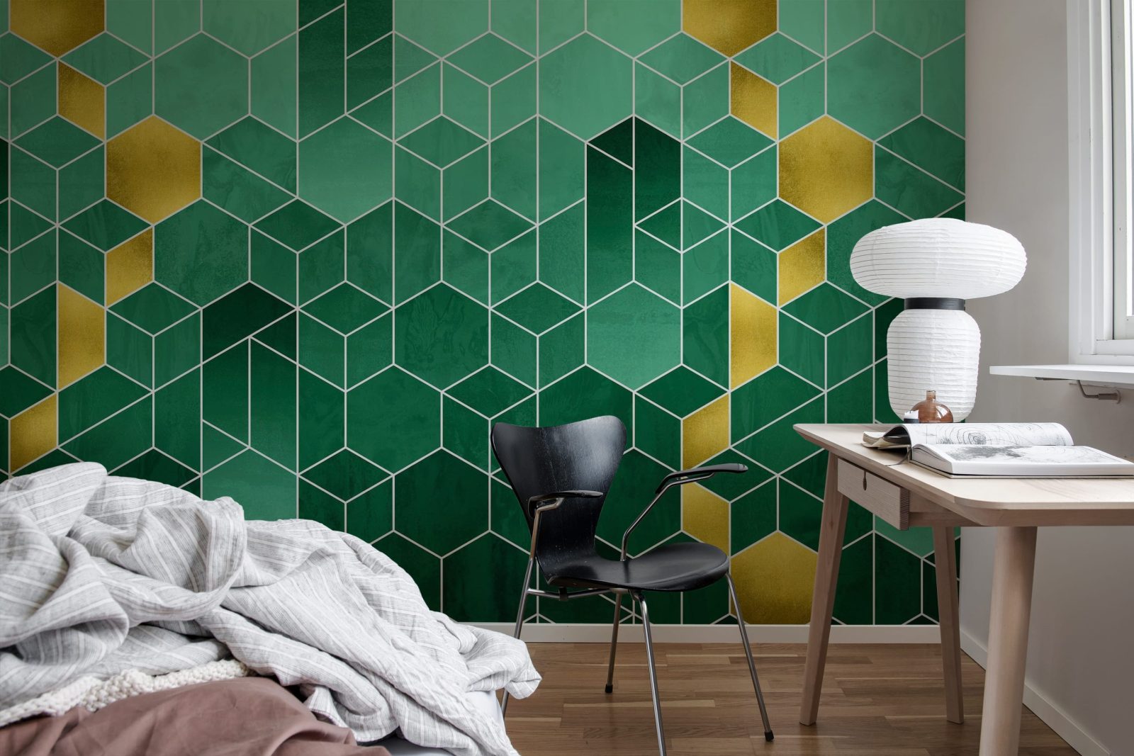 Gradient Geometry, Emerald, Rebel Walls 3