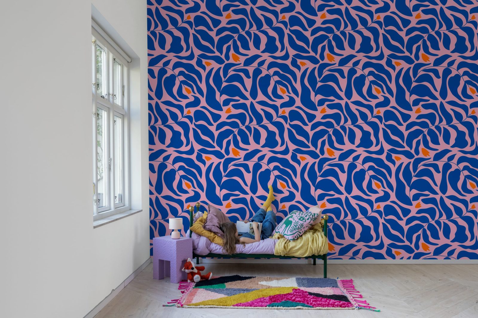 Twilight Garden, Pink, Rebel Walls 2