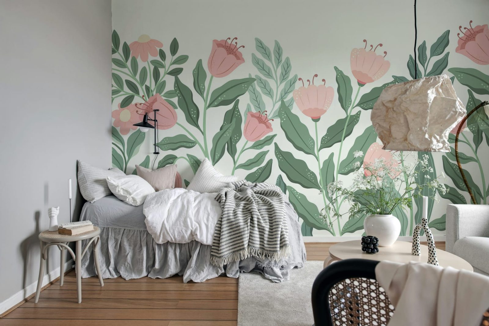 Big Blossom, Light Pink, Rebel Walls 2