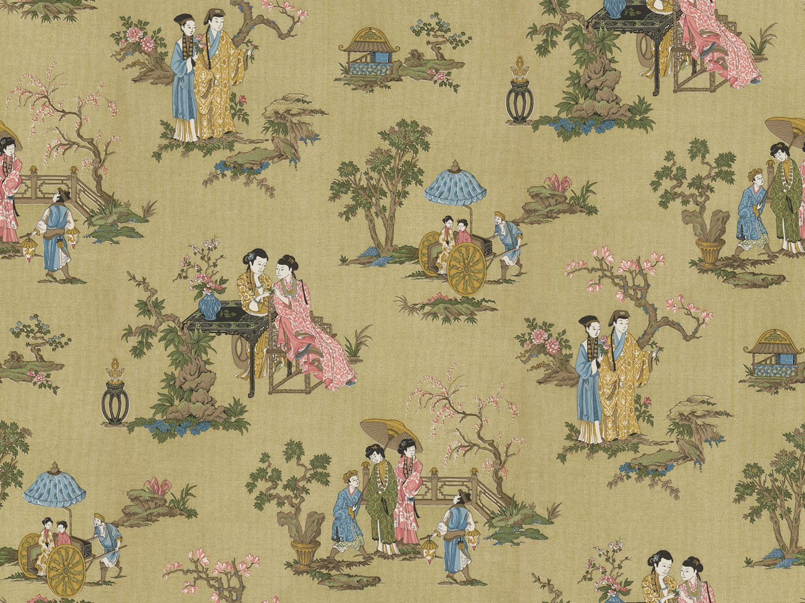 Toile Conversation, Brown, Rebel Walls