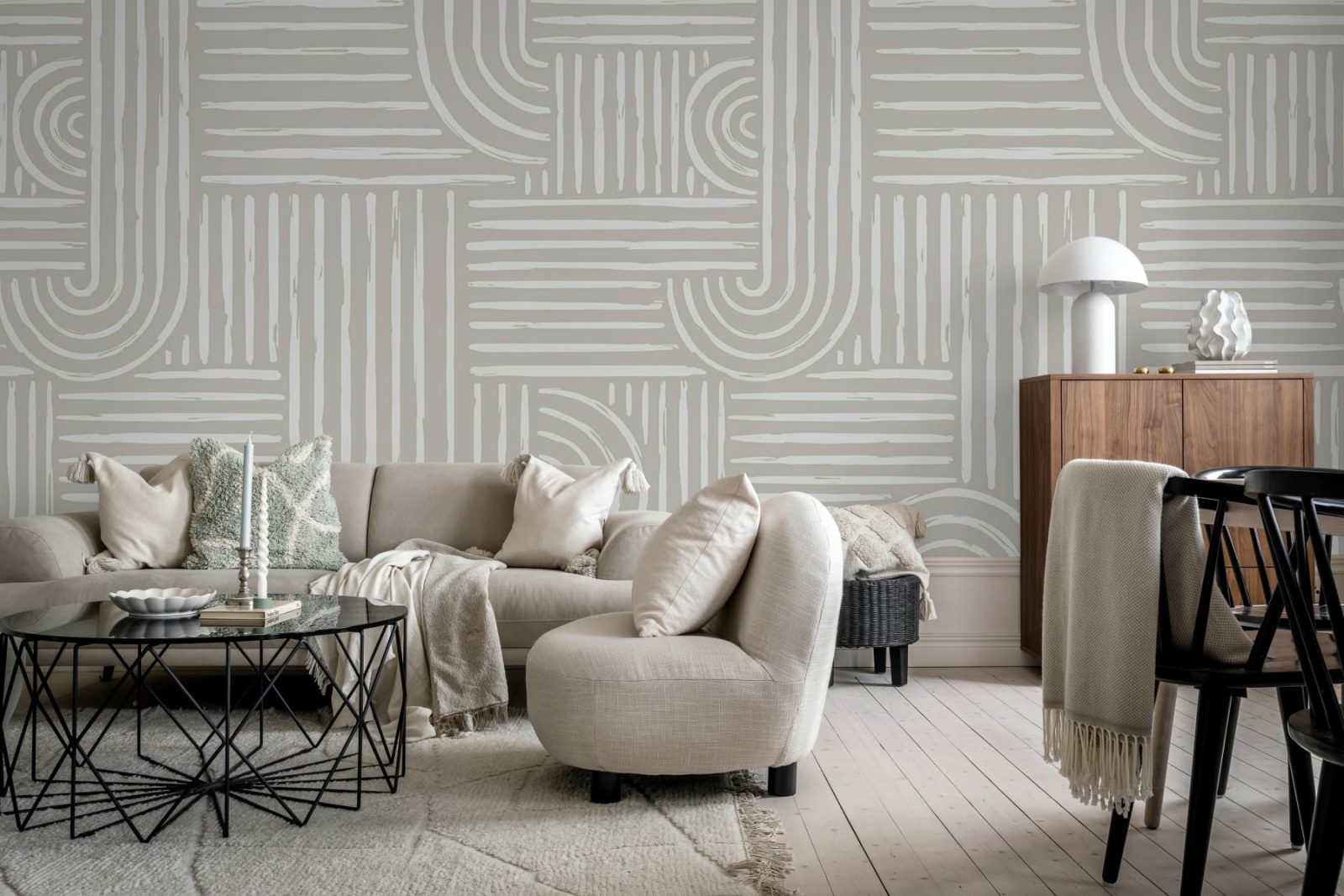 Graphic Vaults, Gray, Rebel Walls 2
