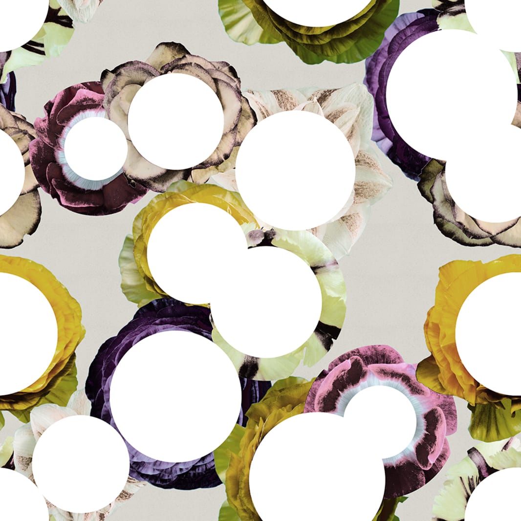 Flower Dot, Vintage, Rebel Walls