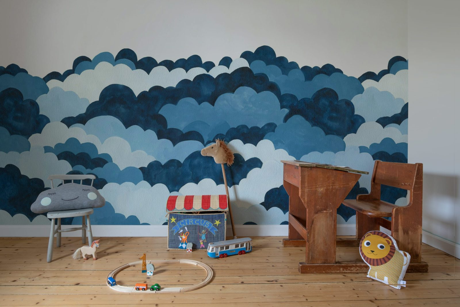 Dreamy Clouds, Blue, Rebel Walls 3