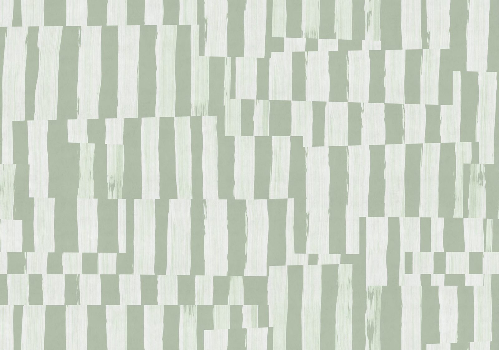 Broken Stripes, Green, Rebel Walls