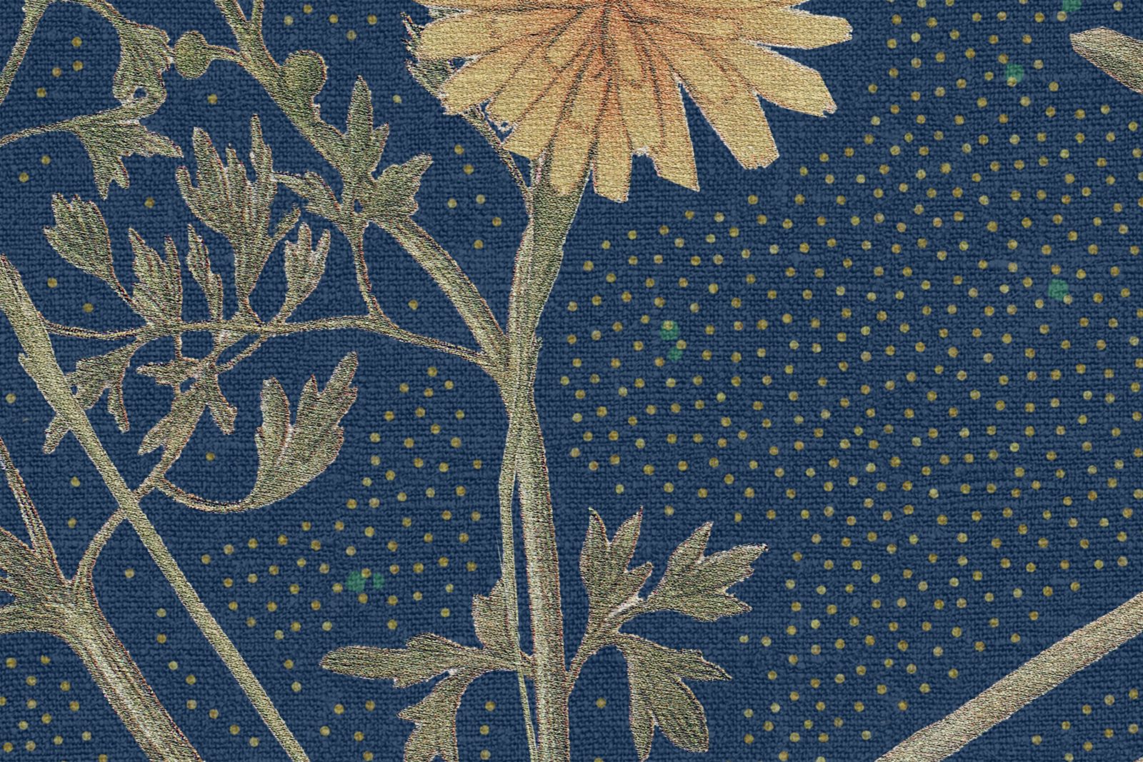 Storm Flowers, Ocean Blue, Rebel Walls 4