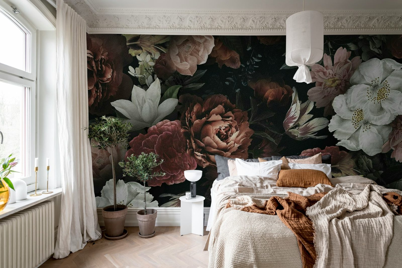 Blooming Bouquet, Dark, Rebel Walls 2