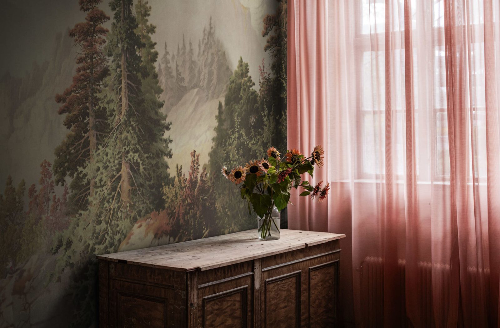 Mountain Horizon, Vintage, Rebel Walls 3