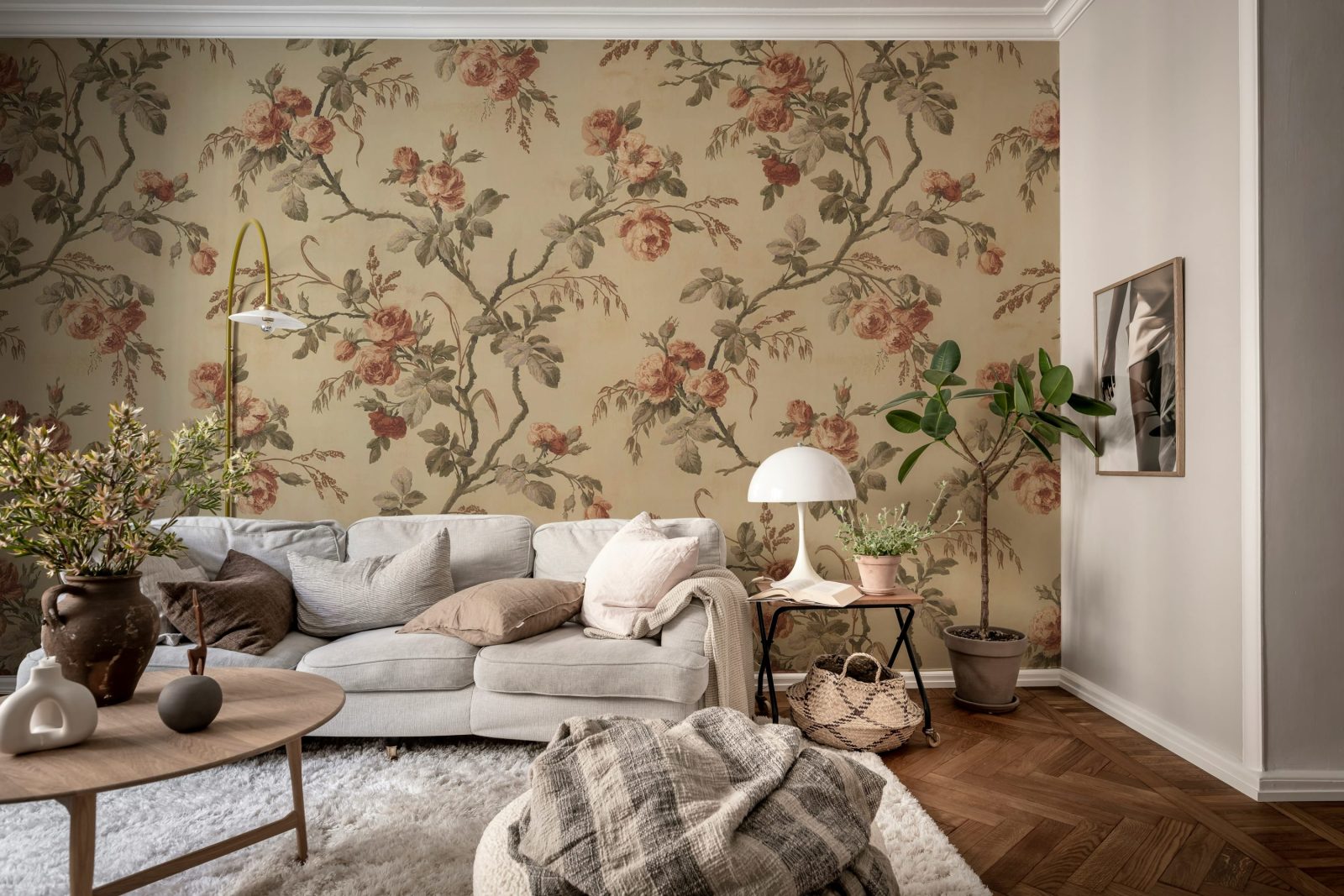 Rose Garland, Red, Rebel Walls 2