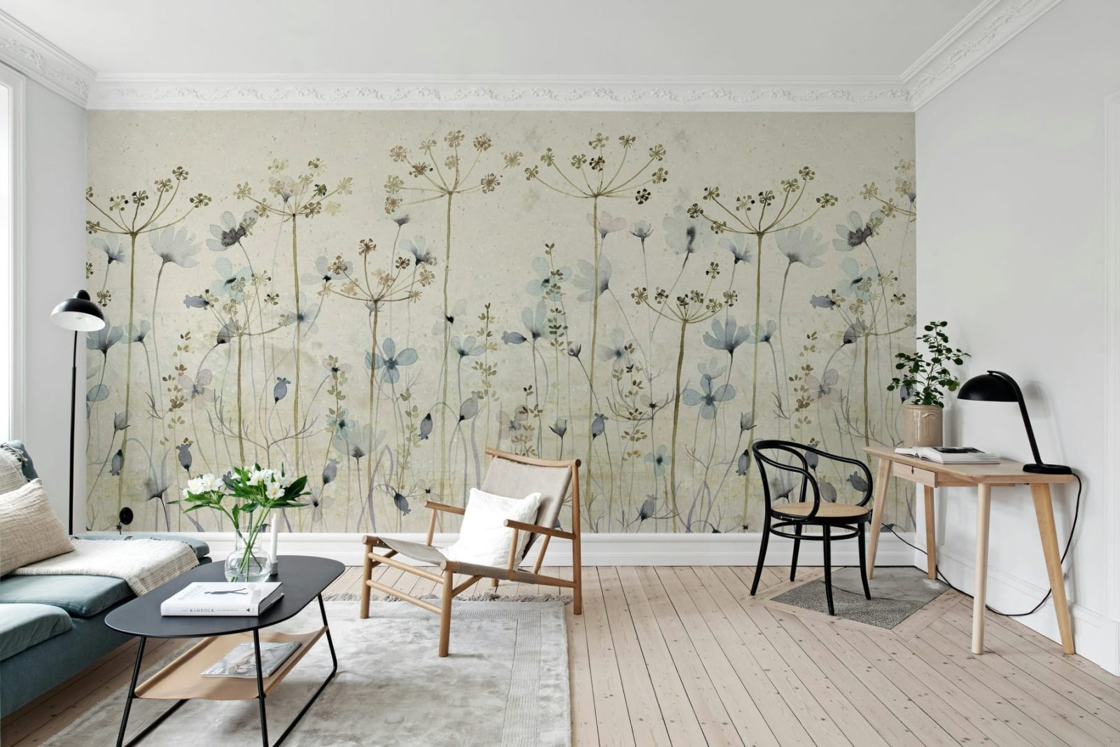 Dreamy Meadow, Blue, Rebel Walls 3