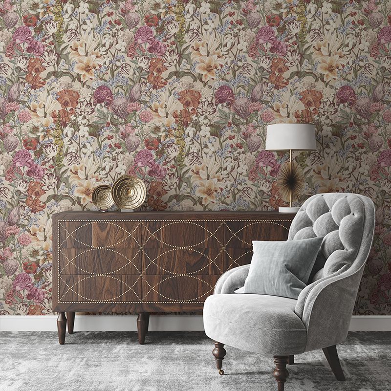 Primavera Pastel Flowers (cream), VLAdiLA 5