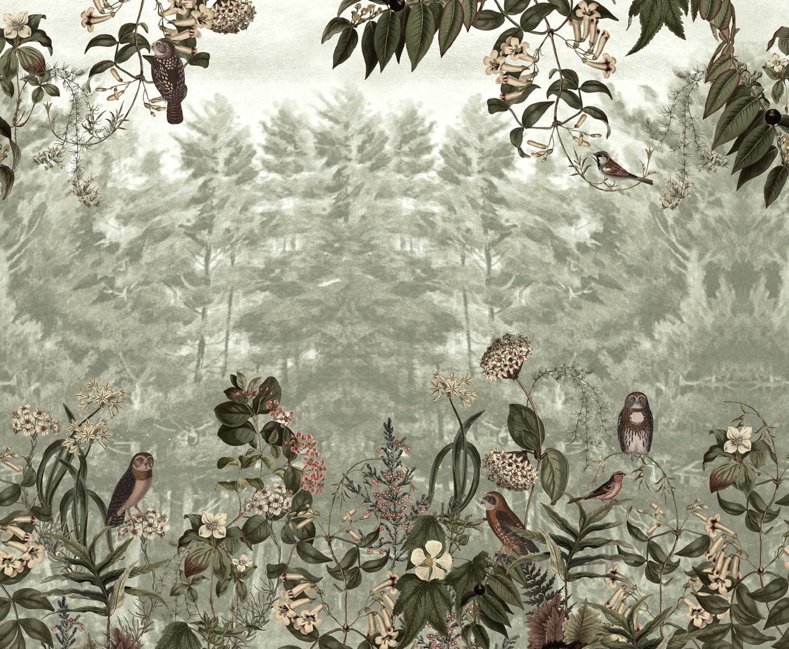 Owl Forest, Green, Rebel Walls