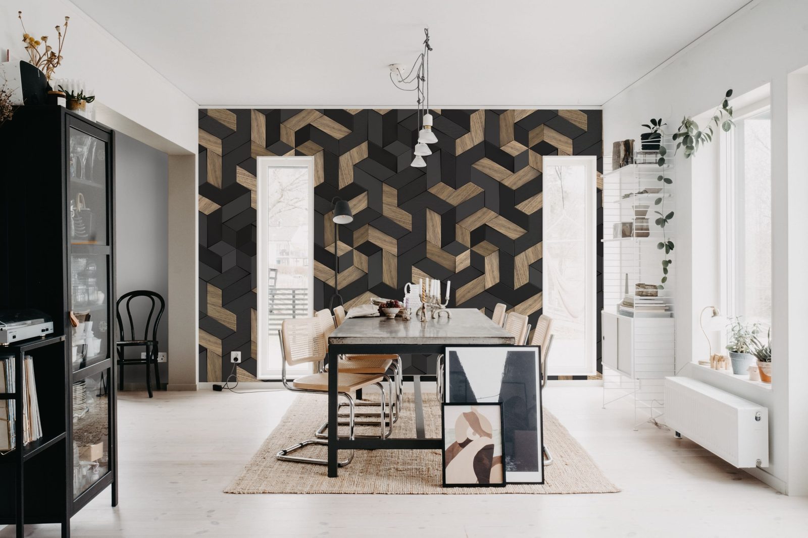 Geometric Wood, Rebel Walls 3