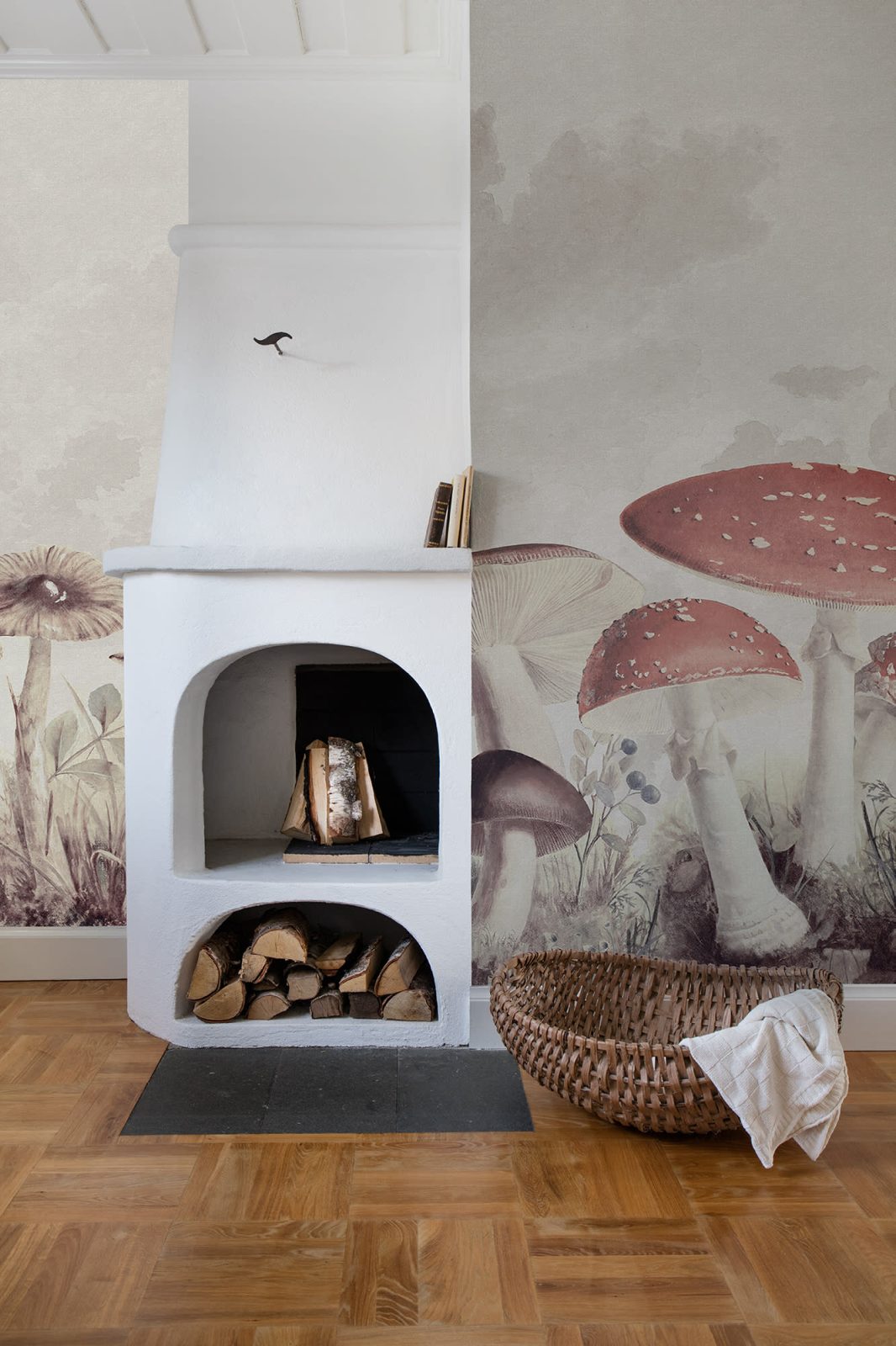 Mushrooms, Vintage, Rebel Walls 3