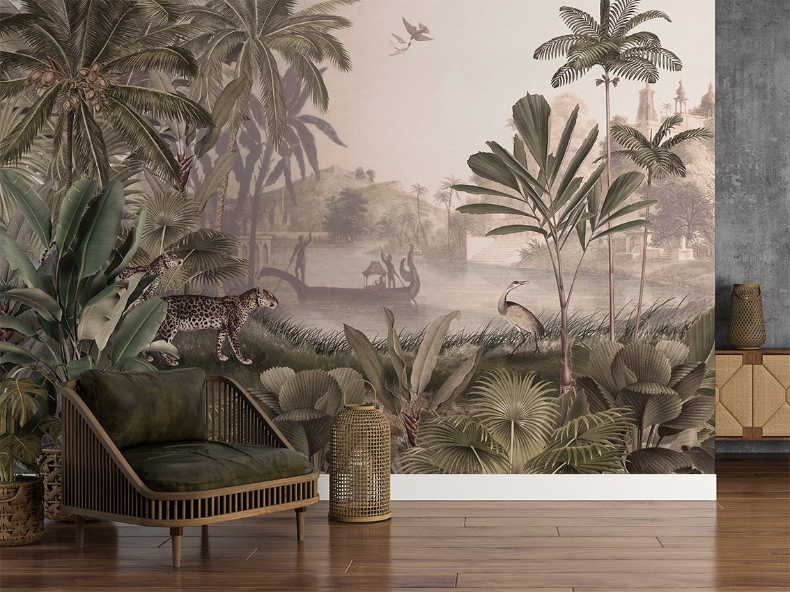 Leopard Landscape - Sepia, Sir Edward 4
