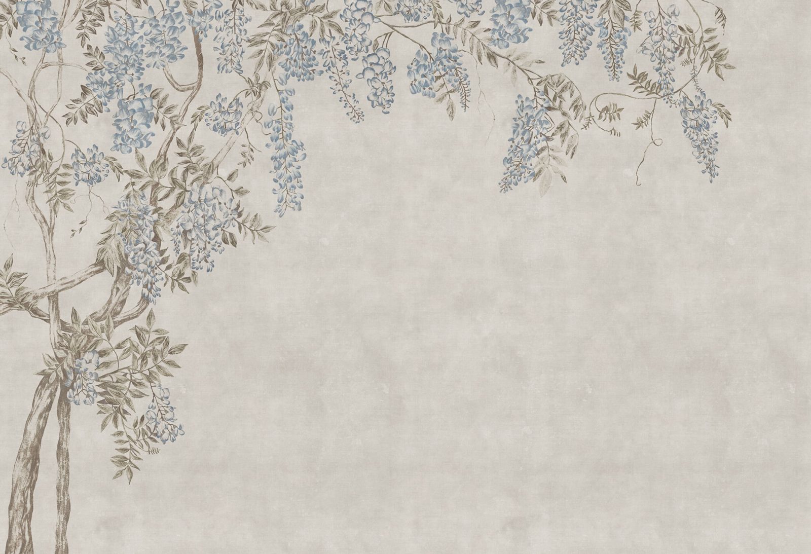 Wisteria Garden, Light Blue, Rebel Walls