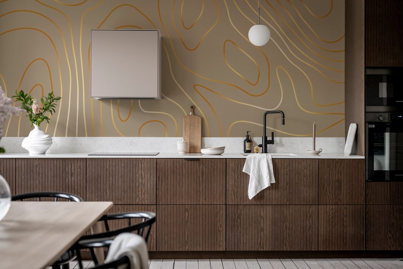 Topographic, Beige, Rebel Walls 2