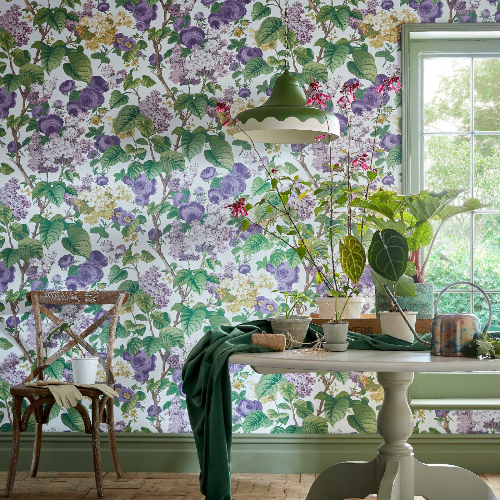 Floribunda, Lavender Dream Lilac, 1838 Wallcoverings, 7mp / rola 3