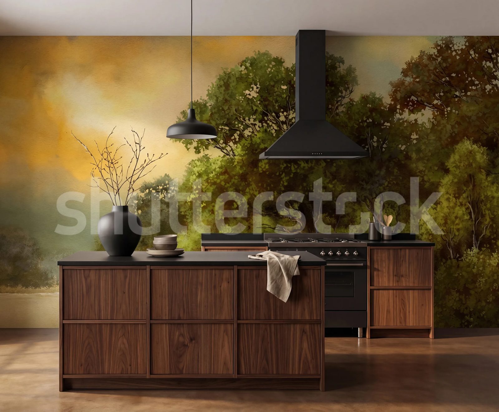 Tranquil Forest, Green, Rebel Walls 2